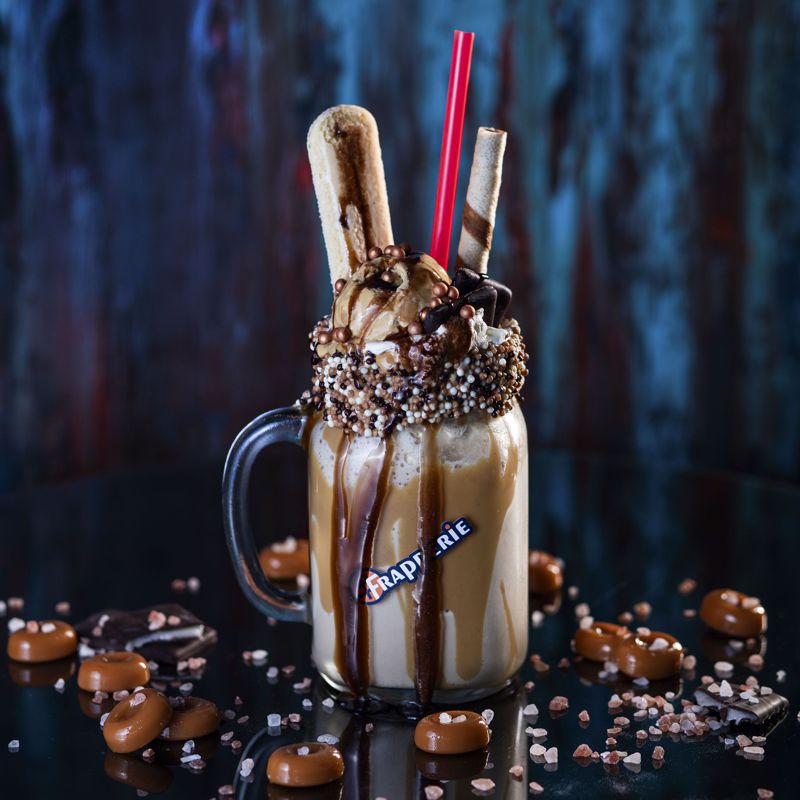 salted caramel frappe