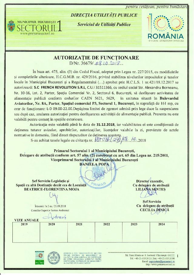 De ce autorizatii ai nevoie pentru a deschide o cafenea?