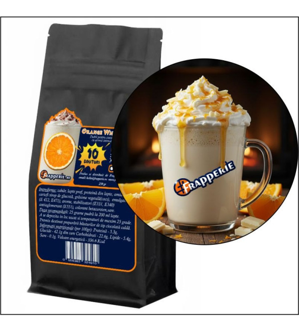 PUDRA ORANGE WHITE CHOCOLATE 250g