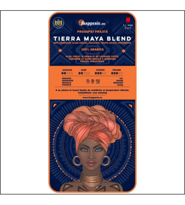 CAFEA BOABE TIERRA MAYA BLEND, 1Kg
